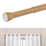 TRINGLE EXTENSIBLES ROND FAUX BOIS 120CM HQ025 JYD – Image 2