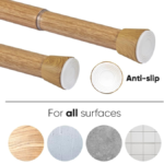 TRINGLE EXTENSIBLES ROND FAUX BOIS 120CM HQ025 JYD – Image 3