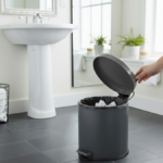 POUBELLE PEDALE INOX GRIS 05L SABY-COD