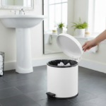 POUBELLE PEDALE INOX BLANC 05L SABY-COD