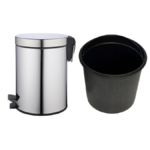 POUBELLE PEDALE INOX 12L SABY-COD – Image 3