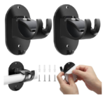 SUPPORT TRINGLE NOIR ADHÉSIF 2PCS FIRLA - Image 2 - SOGEDIM Market