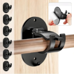 SUPPORT TRINGLE NOIR ADHÉSIF 2PCS FIRLA - Image 1 - SOGEDIM Market