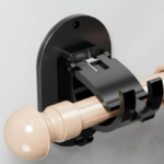 SUPPORT TRINGLE NOIR ADHÉSIF 2PCS FIRLA - Image 3 - SOGEDIM Market