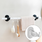 SUPPORT TRINGLE NOIR ADHÉSIF 2PCS FIRLA - Image 4 - SOGEDIM Market