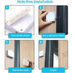 FERME PORTE INOX AUTOMATIQUE A CAPTEUR - REGLABLE + OBJET ADHSIVE FIRLA - Image 4 - SOGEDIM Market