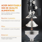 PRESSE AGRUMES MANUELPROFESSIONEL HAND JUICER - Image 3 - SOGEDIM Market