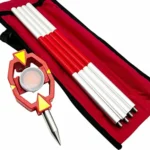 New Mini Prism with 4 Poles +17.5mm for Leica Total Station with Soft Bag - Image 7 - SOGEDIM Market