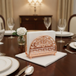 PORT SERVIETTE A TABLE DORE – Image 4