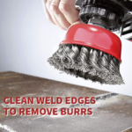 BROSSE METALLIQUE NOIR TORSADE 3" 75MM BOMBE DAMILUX/DASTOOL – Image 2