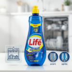 LIQUIDE DE RINCAGE POUR LAVE VAISSELLE 700ML  LIFE