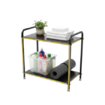 SUPPORT MICRO ONDE 2 ETAGES METAL – Image 2