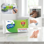 LINGETTE ANTIBACTERIEN 48PCS COTEX