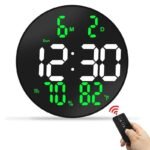 horloge mural - HORLOGE MURAL ROND LED NUMERIQUE DS-3813L - SOGEDIM Market Algérie