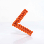 EQUER DE ANGLE 90° FAIENCE ORANGE