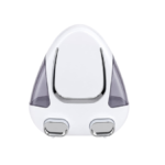 PORTE SAVON LIQUIDE DOUBLE BLANC CHROME – Image 2