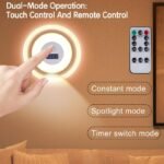 APPLIQUE MURAL VEILLEUSE RECHARGEABLE+HORLOGE+DETECTEUR - Image 1 - SOGEDIM Market