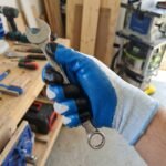 GANT LATEX BLANC-BLEU-NOIR VAS II KING – Image 2