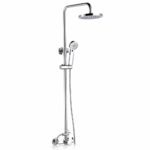 COLONNE DE DOUCHE ROND ET CARRE CHROME XIN GTAO – Image 2