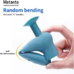 POIGNEE DE PORTE ANTI CHOCK EN SILICONE AVEC VENTOUSE – Image 3