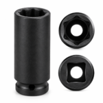 DOUILLE LONG 23MM  1/2" NOIR