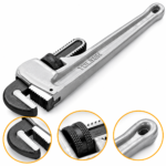 CLE A GRIFE ALUMINIUM 18" 10224 TOLSEN – Image 2