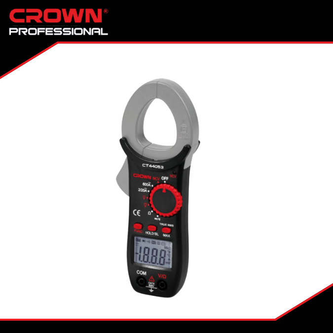 multimetre digital - MULTIMETRE DIGITAL CT44053 CROWN - SOGEDIM Market