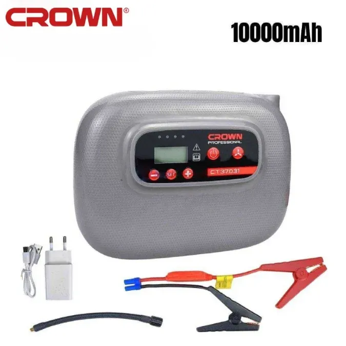 booster batterie - BOOSTER BATTERIE + GONFLEUR CT37031 CROWN - SOGEDIM Market