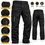 PANTALON AGENT DE SECURITE NOIR LUX