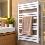 SECHE SERVIETTE ALUMINIUM BLANCHE 120/50 VASIO
